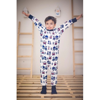 Detský overal Požiarnik tm.modrá