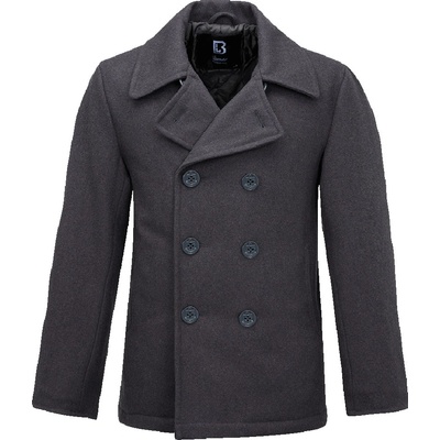 Brandit kabát pánský 3109.5 Pea Coat grafitová