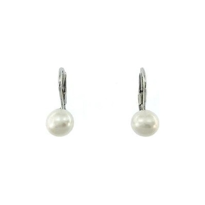 Infinitysilver stříbrné náušnice s přírodní perlou 436183/1
