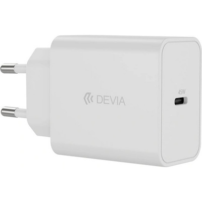 DEVIA ST112889 Серия Rocket 45W PD бял адаптер за бързо зареждане (ST112889)