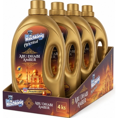 Waschkönig Oriental Abu Dhabi Amber prací gel 3 l 4 x100 PD
