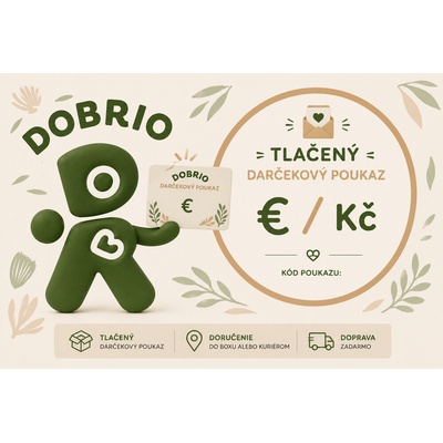 Tlačený darčekový poukaz DOBRIO - 100 €