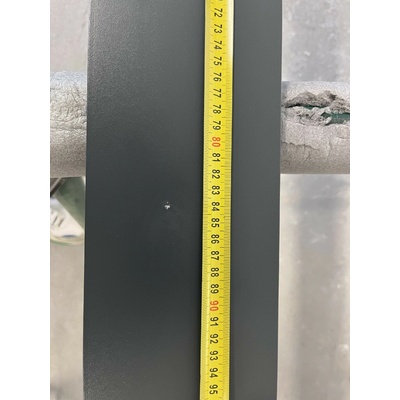i-pohony Hliníkový profil 120x16x2180mm s povrchovou úpravou se strukturou, antracit RAL7016 - s oděrkou