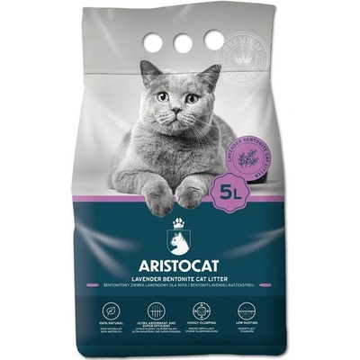 ARISTOCAT Bentonite Plus ​Bentonitové stelivo s vôňou levandule 5 l