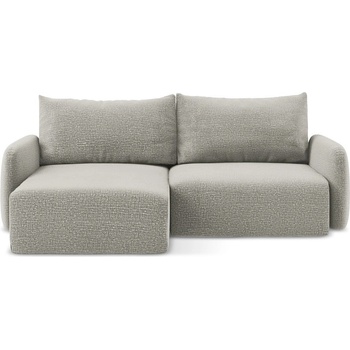 makamii Светлосив разтегателен ъглов диван с място за съхранение (ляв ъгъл) Kalena - Makamii (KALENA_LCF_38_P1_C8)