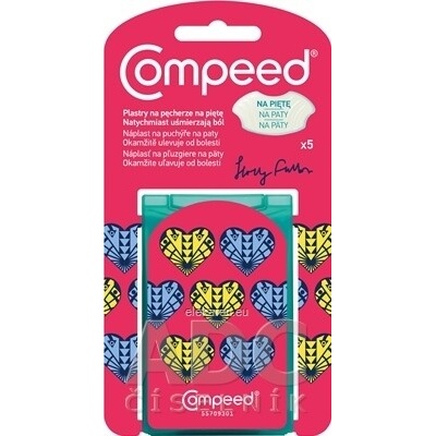 Johnson & Johnson Consumer France S.A.S. Compeed NÁPLASŤ na pľuzgiere na päty 5 ks