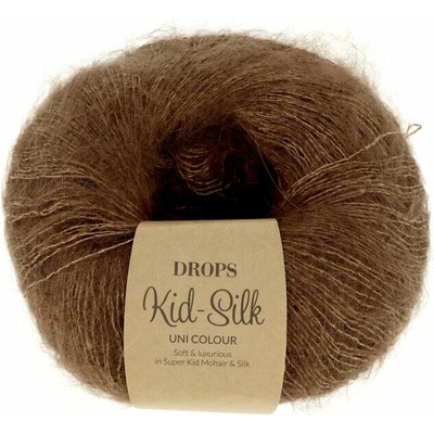 Drops Kid Silk UNI Colour 76 hnedá