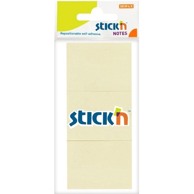 Stick`n Stick'n Самозалепващи се листчета, 38 x 51 mm, пастелни, жъл (1040100110)
