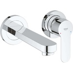 GROHE BauEdge - Смесител за мивка, двудупков монтаж, с тяло, хром 20474000 (20474000)