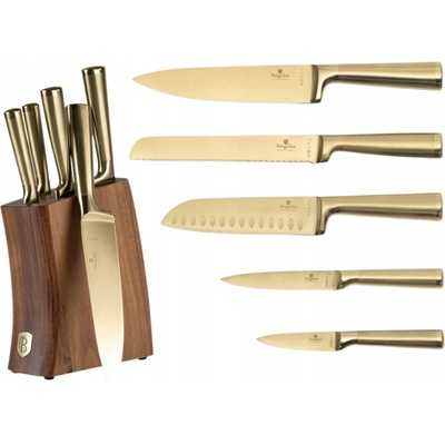 Berlingerhaus BH 3125 Bamboo so stojanom Sahara/Leonardo 6 ks