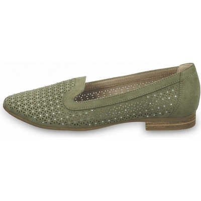 Jana Shoes Německo boty Jana 265 dámské baleríny sv. zelené
