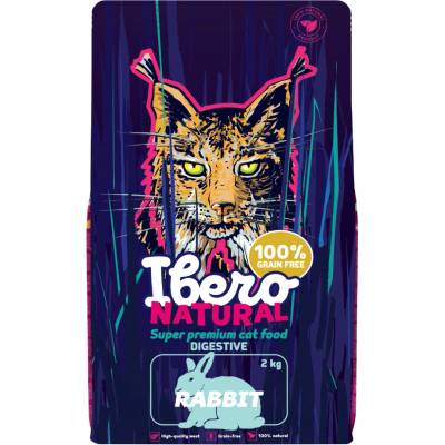 Ibero Grain Free Cat Digestive Rabbit 2 kg