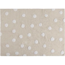 Koberec Lorena Canals Polka Dots: Beige-White