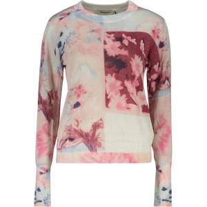 Desigual Дамски пуловер desigual, Размер m, Цвят Роза (26swjf13_rs3021)