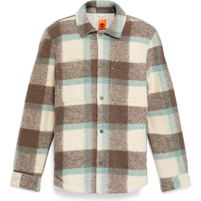 Timberland Мъжко ежедневно яке Timberland Wool Blend Shacket Casual jacket - Vintage White Yd (003-3420-0211)