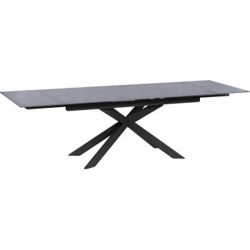 Carmen Разтегателна трапезна маса elk - черна (3530998)