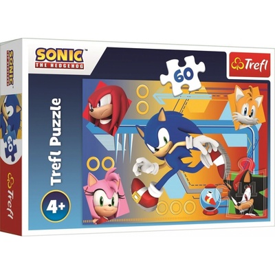 Trefl Sonic The Hedgehog Sonic v akci 60 dielov