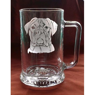 Rytiskla cz dekor boxer 01 sklenice a 1200 ml