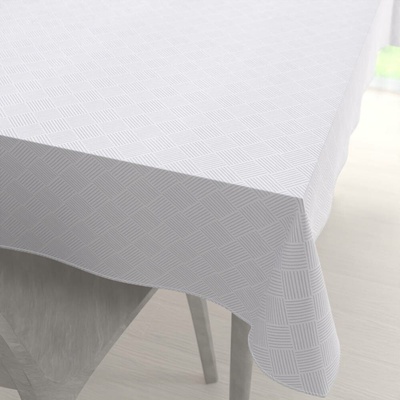 Biante Teflonový obdélníkový ubrus Milano TF-094 bílý 120x160 cm