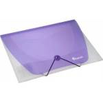 TITANUM PP A4 briefcase with elastic band transparent purple