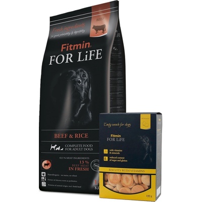 Fitmin For Life Beef & Rice 14 kg