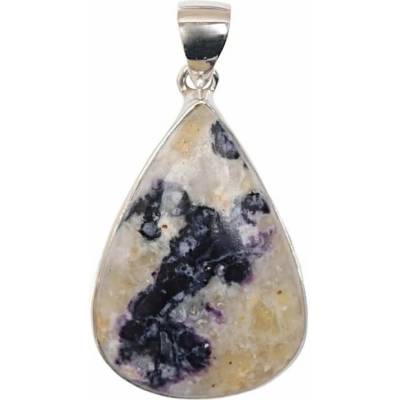 Nefertitis Opál Violet flame přívěsek stříbro P369 NF63850