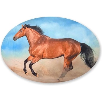 Carbotex tvarovaný dekoračný vankúš Koník 40 x 30