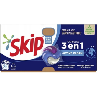 Skip 3 v 1 Active Clean Kapsule na pranie 26 PD