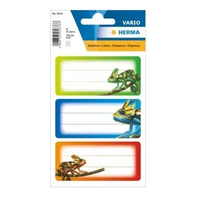 HERMA Herma: Етикет за тетрадки с шарка Gekkko - 9 броя