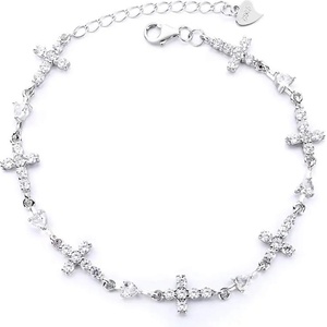 Silenti Jewelry Сребърна гривна "Вяра