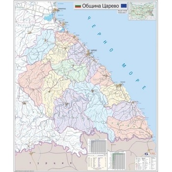 Mapmedia Карта на община Царево