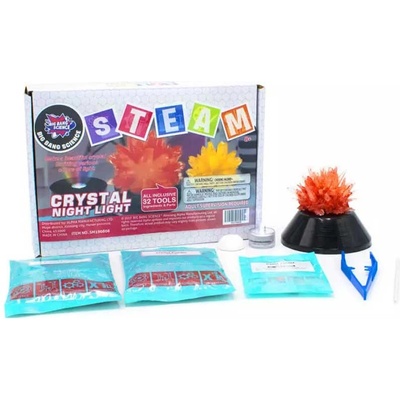 Big Bang Science Stem комплект за направа на нощна лампа от кристали (sm190808)