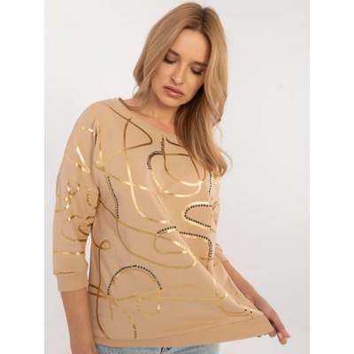 Blouse CLM BZ 1257.71 camel krémová