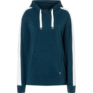 super. natural Дамски вълнен пуловер super. natural Women's Colorado Hoodie - Blueberry / Fresh White - размер XS (105-6256-0111)