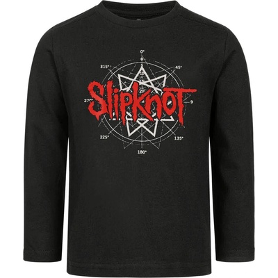 METAL-KIDS детска тениска с дълъг ръкав Slipknot - Star Symbol - Black/Red/White - METAL-KIDS - 720.36. 8.37