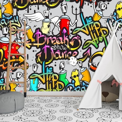 Sablio Tapeta Graffiti, rozmery 336x220 cm