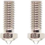 QIDI Tech Дюза с медно покритие за X-Smart 3/X-Plus 3/X-Max 3 - Комплект от 2 бр. - 0, 8 mm (728683350006)