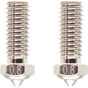 QIDI Tech Дюза с медно покритие за X-Smart 3/X-Plus 3/X-Max 3 - Комплект от 2 бр. - 0, 8 mm (728683350006)