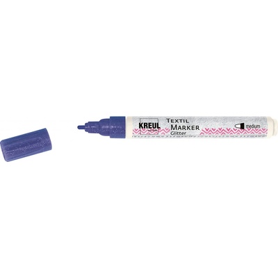 Kreul Fix na textil Javana Kreul medium Glitter FIALOVÁ