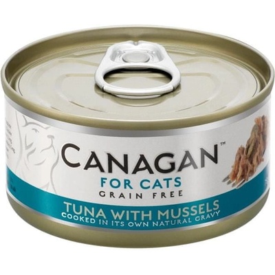 Canagan Cat tuniak a mušle 75 g