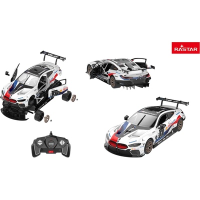 Rastar Кола за сглобяване bmw m8 gte r/c 1: 18