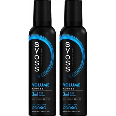 Syoss Volume Lift Mousse Penové Tužidlo na Vlasy 2x 250ml