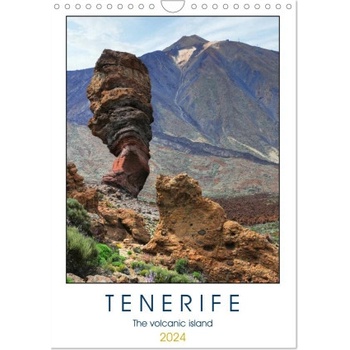 Tenerife The volcanic island Wall DIN A4 portrait CALVENDO 12 Month Wall 2024