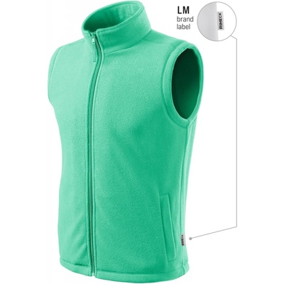 Rimeck Next 518 Fleece vesta unisex 95 brand label mátová