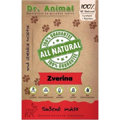Dr. Animal zverina mäsové prúžky 80 g