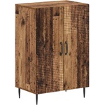 vidaXL Шкаф за обувки HAARLEM 59, 5 x 39, 5 x 89, 5 см Старо дърво (896873)