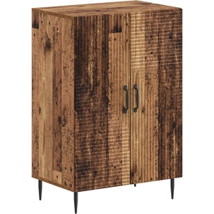 vidaXL Шкаф за обувки HAARLEM 59, 5 x 39, 5 x 89, 5 см Старо дърво (896873)