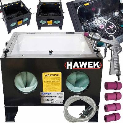 Пясъкоструйка пневматична, HAWEK HW-1044, 90 л, 4-7 мм, 5-7 bar, (HW-1044)