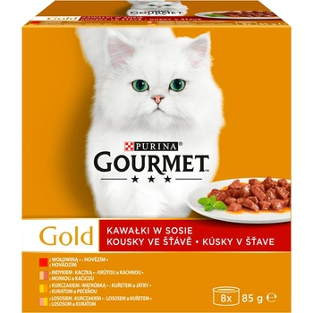 Gourmet Gold kousky ve šťávě 8 x 85 g