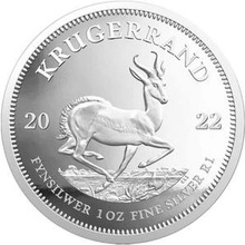 Krugerrand South African Mint stříbrná mince 1 oz